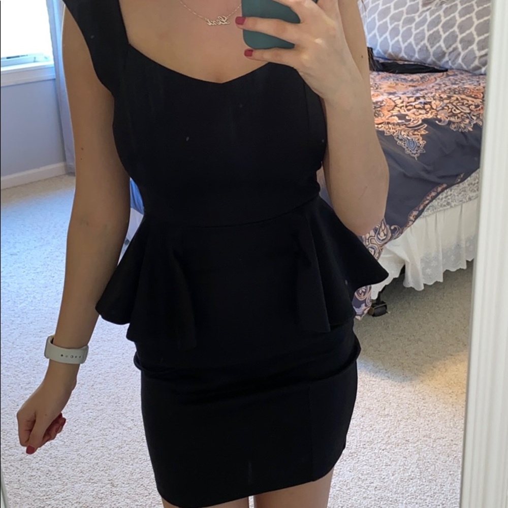 black dress